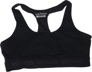 Women's Black Racerback Bra
