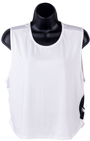 Ladies Crop Muscle Tank